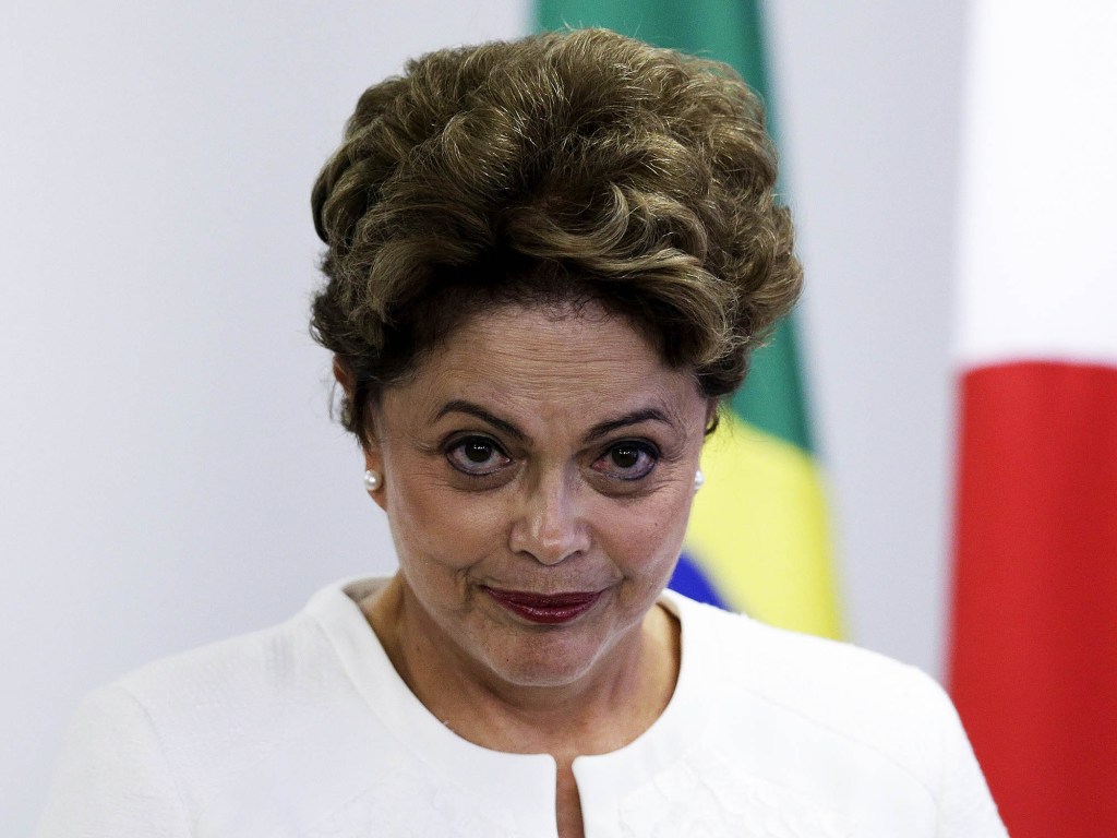 A Presidente da República, Dilma Rousseff, no Palácio do Planalto, em Brasília (DF)