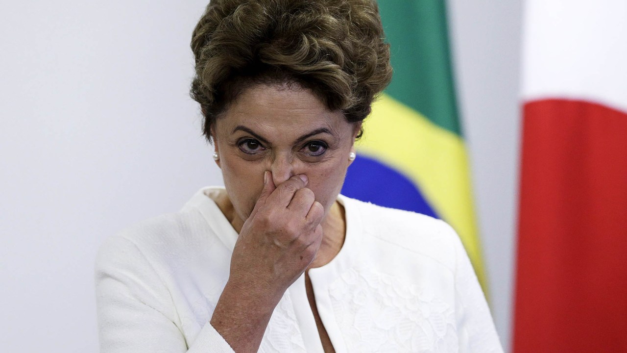 A presidente Dilma Rousseff, no Palácio do Planalto