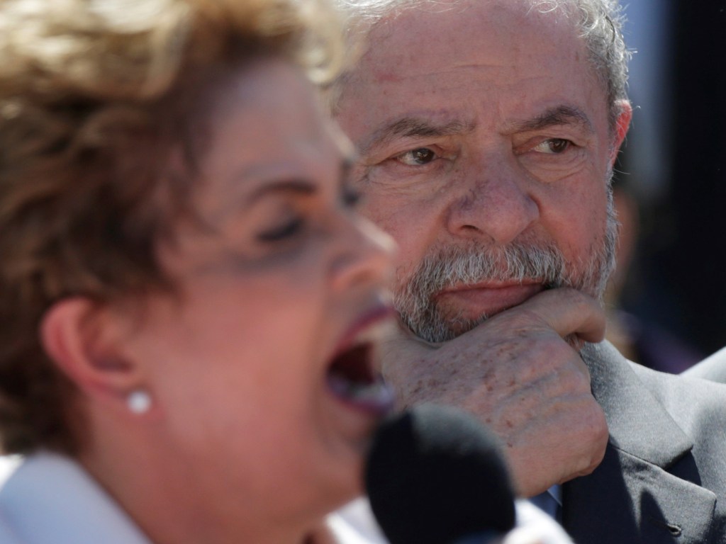 Lula acompanha pronucimento de Dilma no Palácio do Planalto