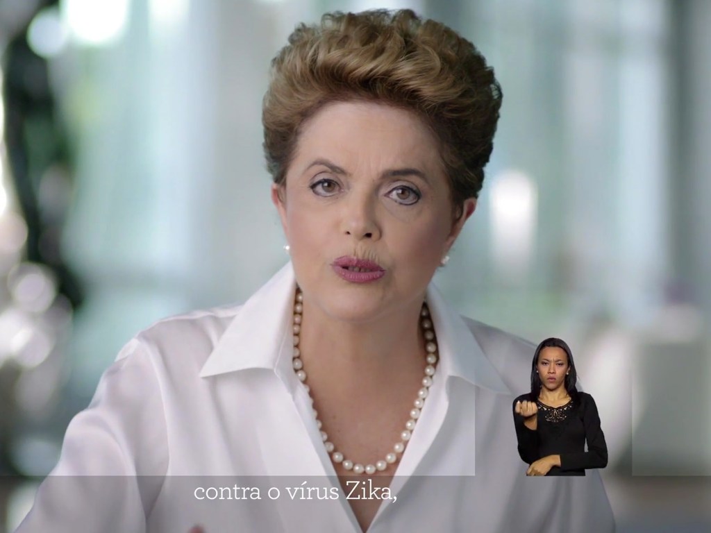 Em pronunciamento, presidente Dilma convoca união dos brasileiros no combate a Aedes aegypti e zika vírus
