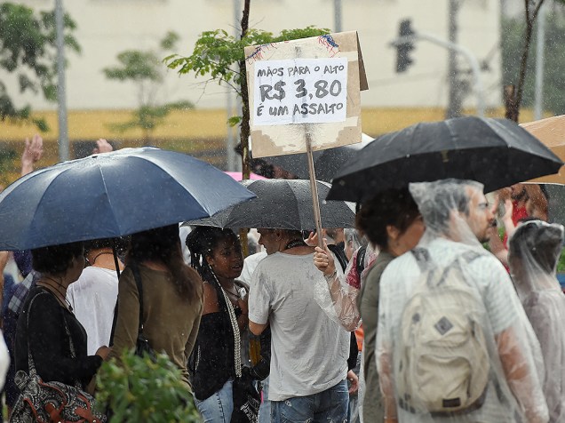 Manifestação no Largo da Batata em São Paulo