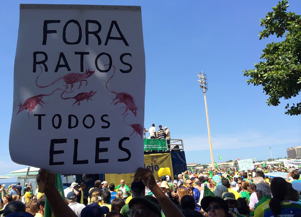 Protestos antigoverno no Rio de Janeiro