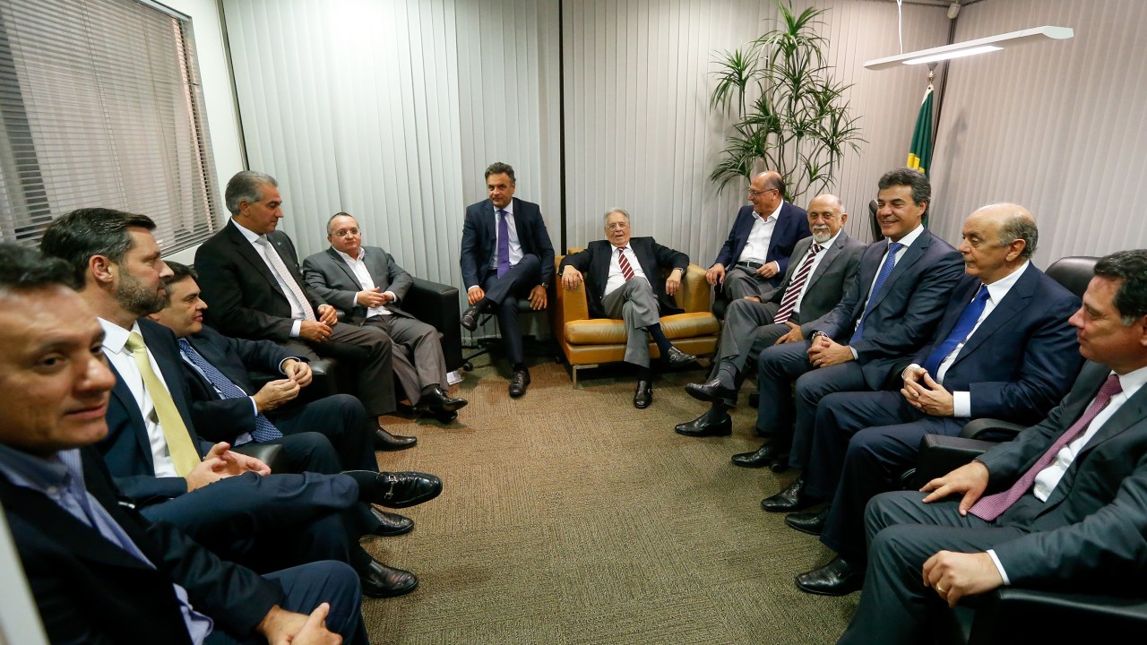 Reunião do PSDB na sede nacional em Brasília (DF)