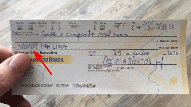 IGF: Banco / Cheque / Conta: Como preencher um cheque