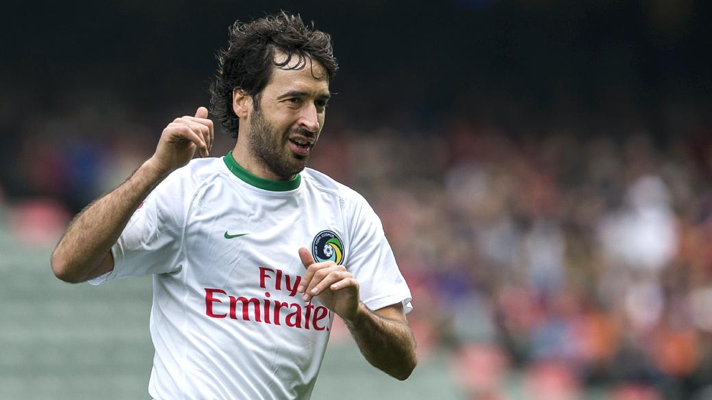 Raúl González, histórico ídolo do Real Madrid, é a principal estrela da nova fase do New York Cosmos
