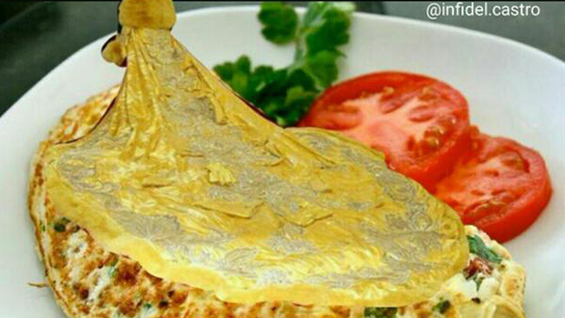 Rihanna e o omelete pronto para servir