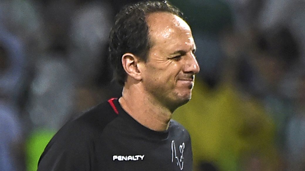 Rogério Ceni no jogo contra o Atlético Nacional, em Medellín
