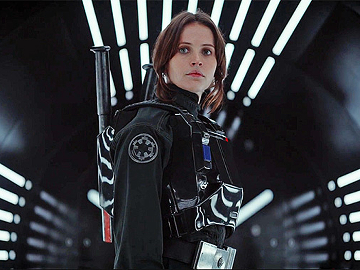 Felicity Jones em 'Rogue One - Uma História Star Wars'