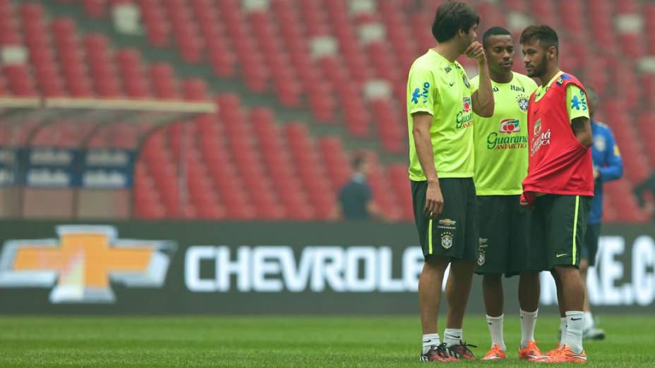 Último treino da seleção brasileira antes do Superclássico das Américas, em Pequim