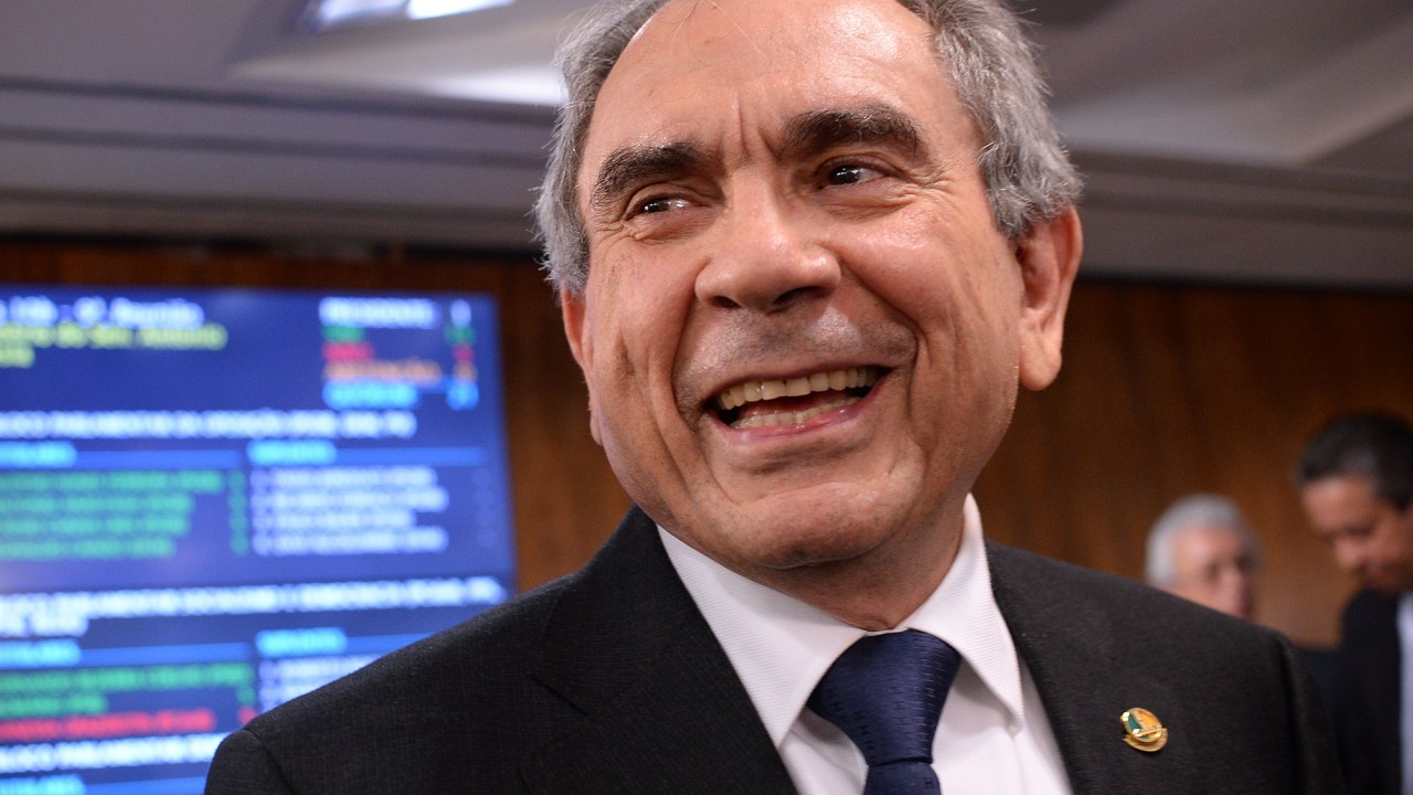 Raimundo Lira durante reunião de trabalho da Comissão do Impeachment do Senado Federal, em Brasília (DF) - 06/05/2016