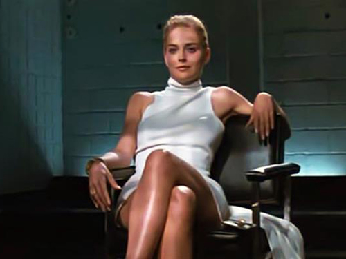 Sharon Stone em cena de Instinto Selvagem Sharon Stone em cena de Instinto Selvagem