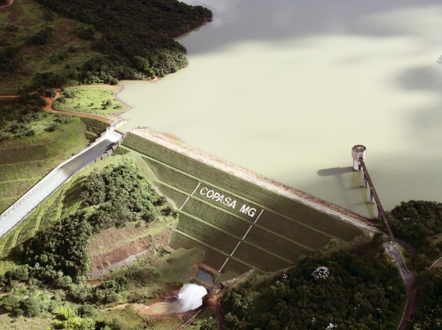 Represa do Sistema Rio Manso em Conceição do Itaguá, distrito de Brumadinho (MG), em foto de 2012