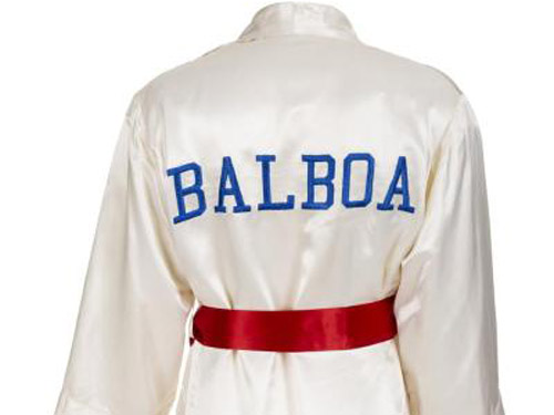 Roupão de Rocky Balboa que vai a leilão