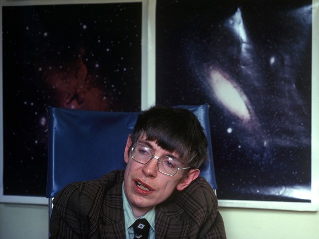 Stephen Hawking em 1990