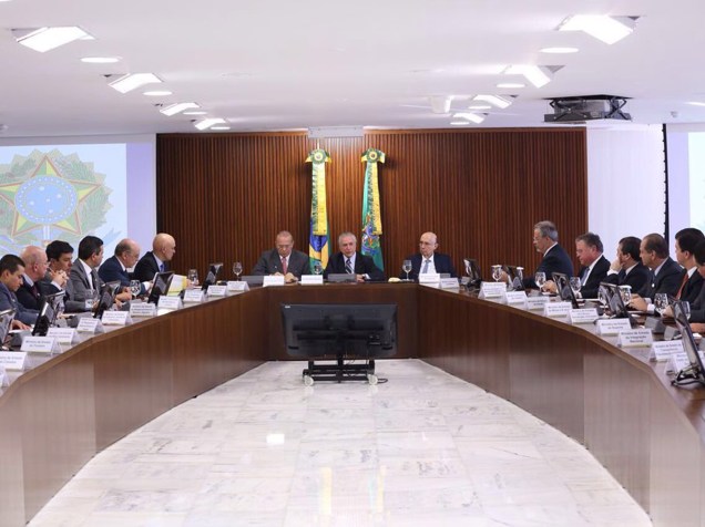 Michel Temer realiza primeira reunião ministerial de seu governo - 13/05/2016