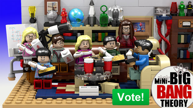 Os bonecos da Lego baseados nos personagens de The Big Bang Theory