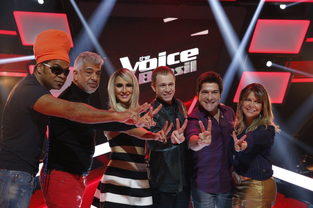 Brown, Lulu, Claudia, Tiago, Daniel e Fernanda preparam a terceira temporada do 'The Voice Brasil'