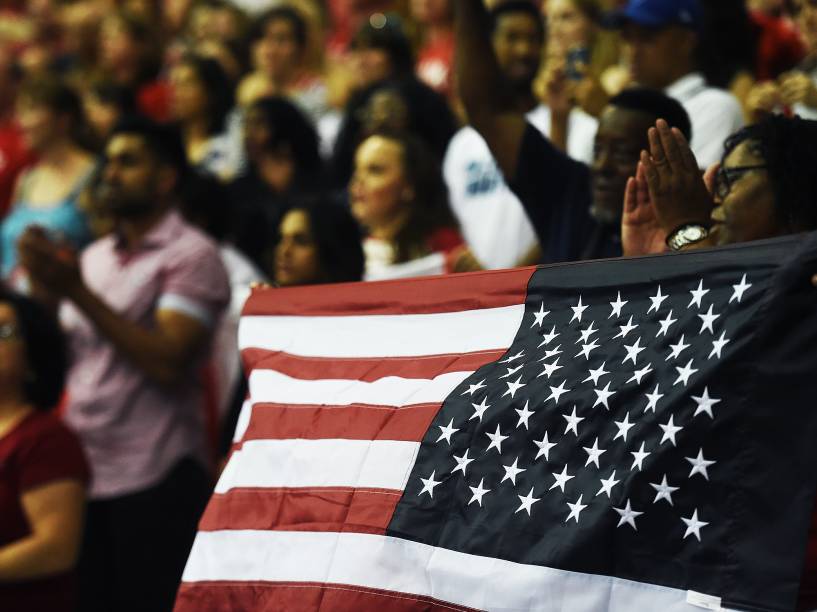 Torcida acompanha os Jogos Pan-Americanos 2015, em Toronto, Canadá