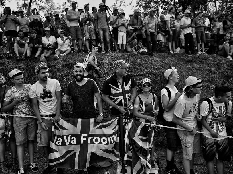 Torcida durante o Tour de France