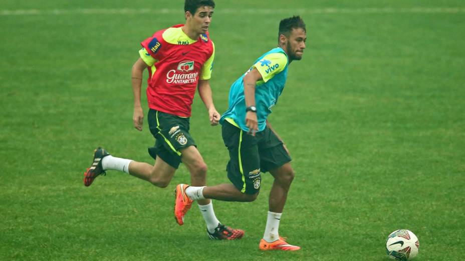 Os preparativos da seleção brasileira para o Superclássico das Américas contra a Argentina, em Pequim