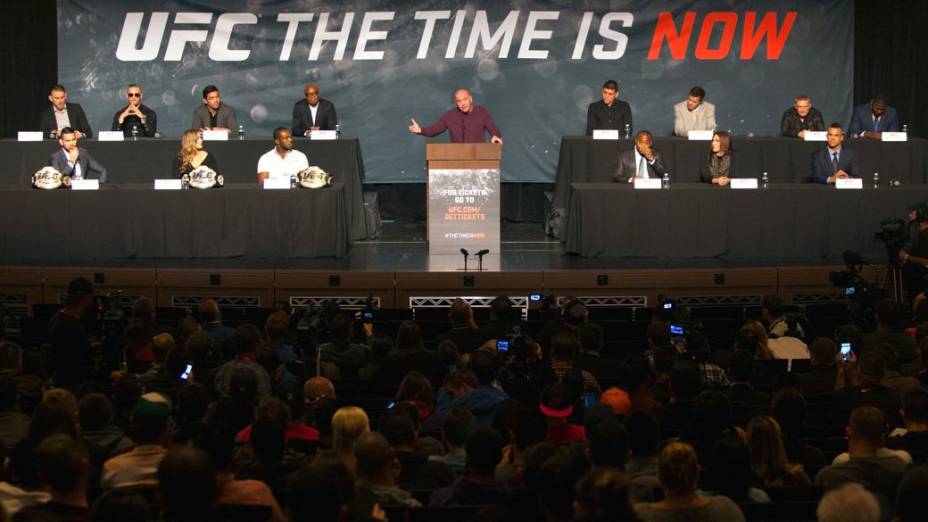 Evento de divulgação da temporada 2015 do UFC, em Las Vegas