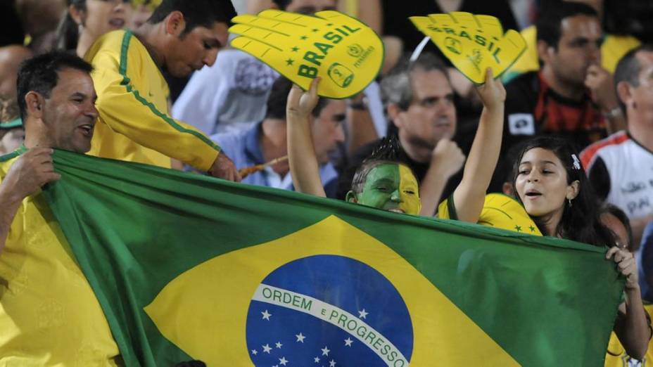 Amistoso entre Brasil e China no Estádio do Arruda, no Recife