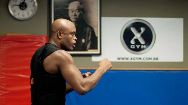 Anderson Silva treinando em academia da Barra da Tijuca, Rio de Janeiro - 22/12/2010 Anderson Silva treinando em academia da Barra da Tijuca, Rio de Janeiro - 22/12/2010
