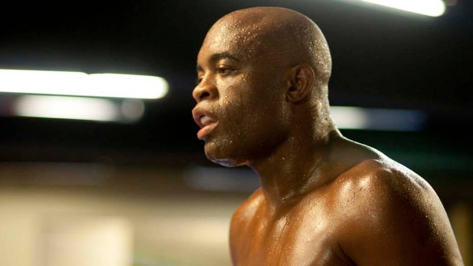 Anderson Silva treinando em academia da Barra da Tijuca, Rio de Janeiro - 22/12/2010