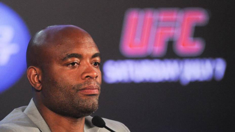 A entrevista coletiva de Anderson Silva, Chael Sonnen e Dana White no Rio de Janeiro