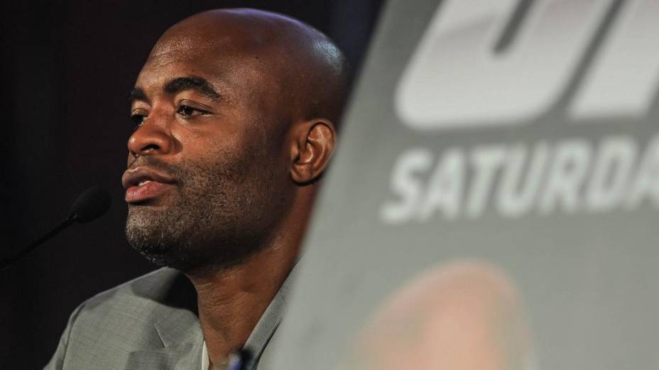 A entrevista coletiva de Anderson Silva, Chael Sonnen e Dana White no Rio de Janeiro