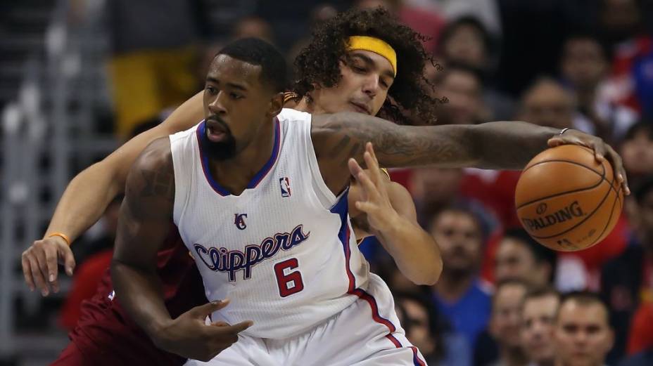 Anderson Varejão, do Cleveland Cavaliers, em partida contra o Los Angeles Clippers