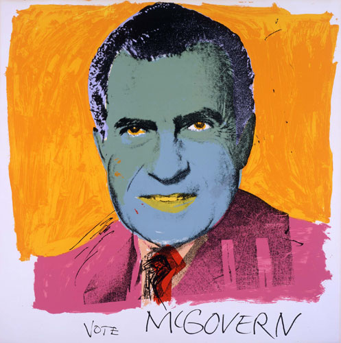 O aspecto alienígena do republicano americano Richard Nixon.