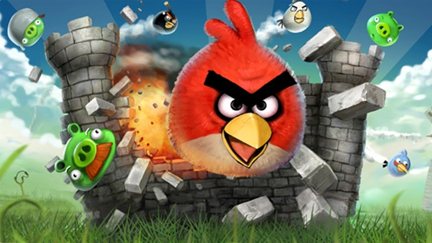 Imagem do game Angry Birds, que vai virar filme da Sony Pictures