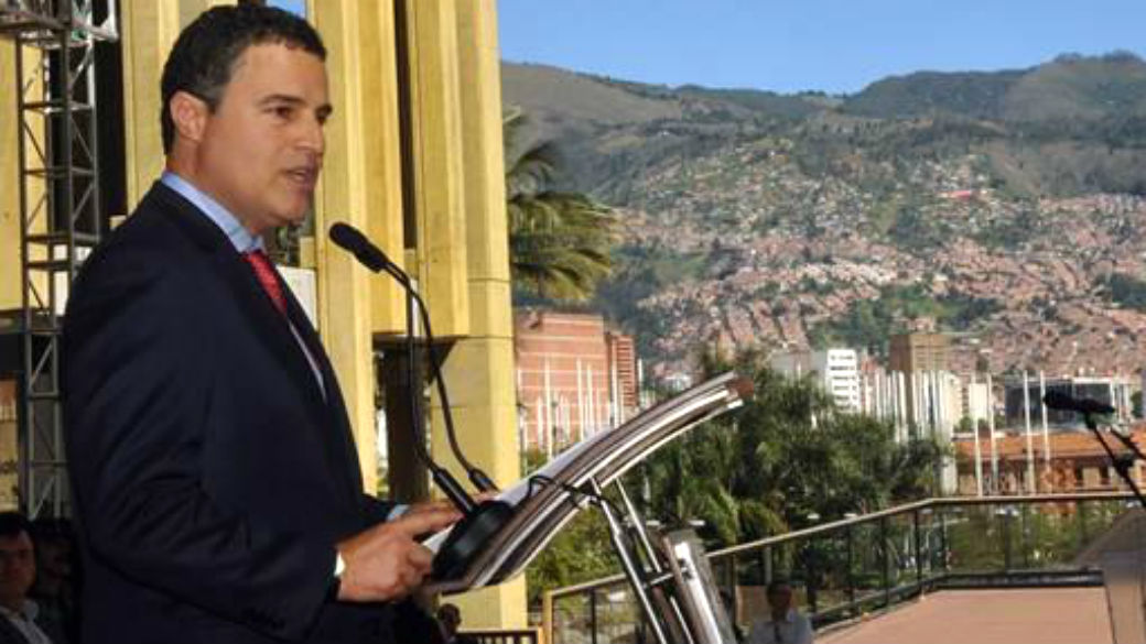Aníbal Gaviria, prefeito de Medellín