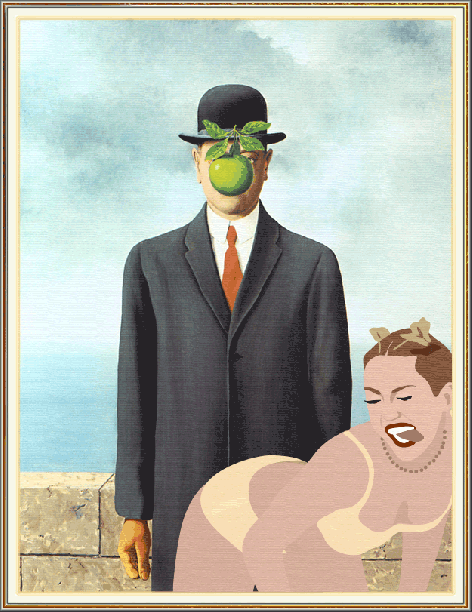 O Filho do Homem, de René Magritte