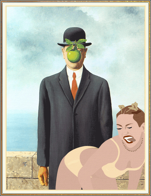 O Filho do Homem, de René Magritte