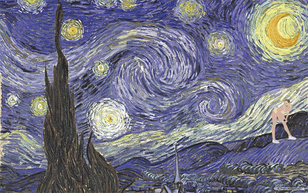A Noite Estrelada, de Van Gogh