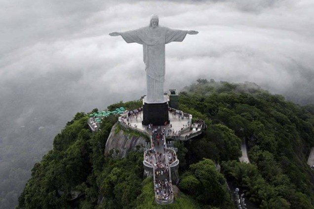 Cristo Redentor no Corcovado no Rio de Janeiro
