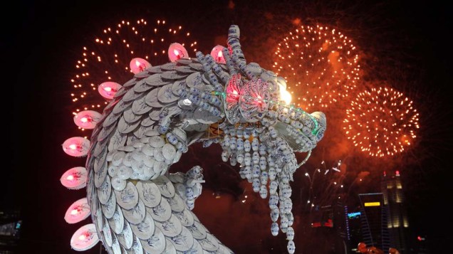 Comemorações do ano do dragão, em Cingapura