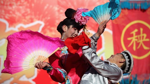 Comemorações do Ano Novo Chinês, em Pequim