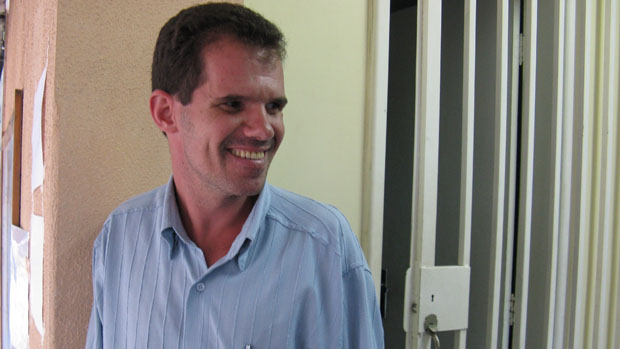 Antônio Fagundes, coordenador do abrigo do Sase, em Nova Friburgo