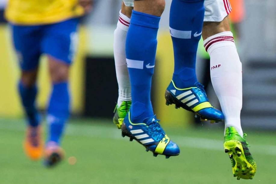 As chuteiras dos jogadores na Copa das Confederações