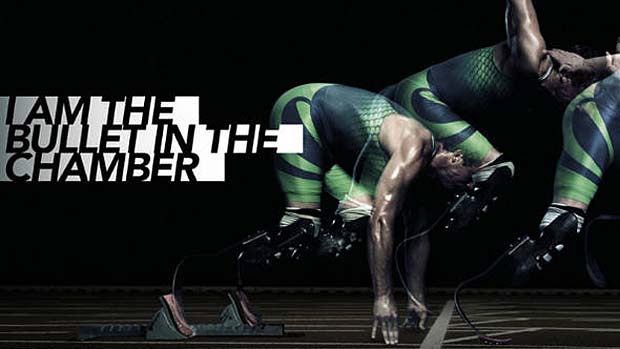 Anúncio da Nike com Oscar Pistorius