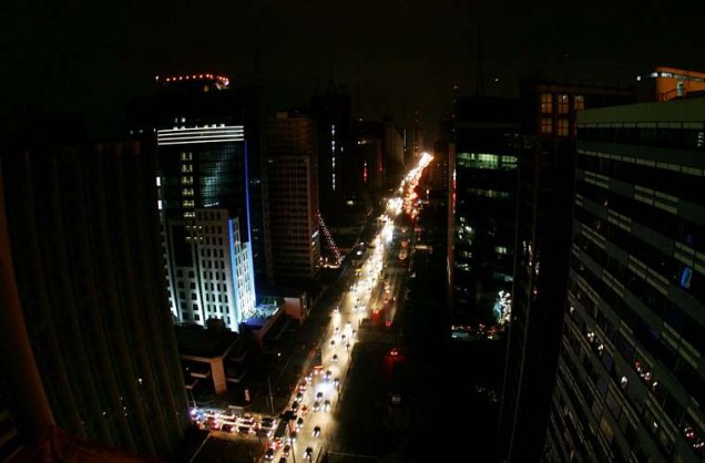 Vista da Avenida Paulista.