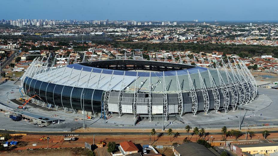 Na reta final da reforma da Arena Castelão, em Fortaleza