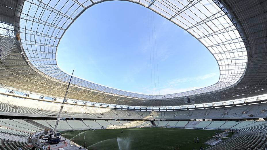 Na reta final da reforma da Arena Castelão, em Fortaleza