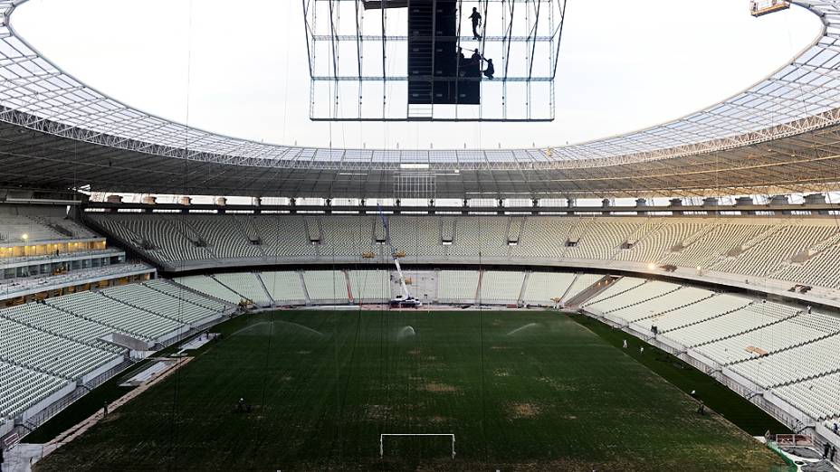 Na reta final da reforma da Arena Castelão, em Fortaleza