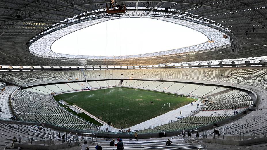 Na reta final da reforma da Arena Castelão, em Fortaleza