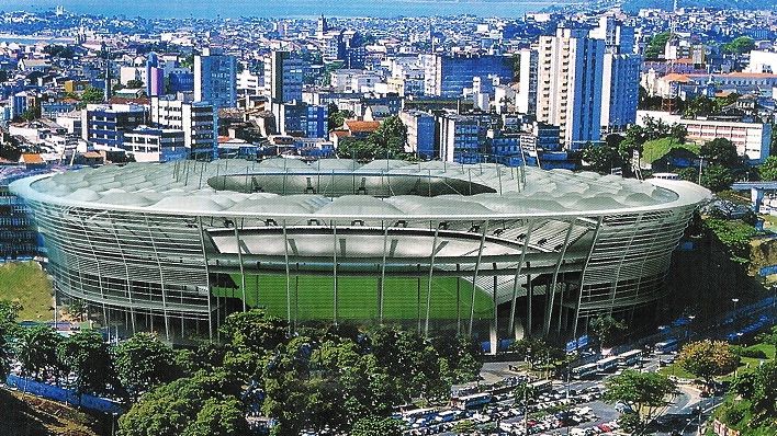 O projeto da Arena Fonte Nova, em Salvador