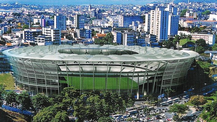 O projeto da Arena Fonte Nova, em Salvador